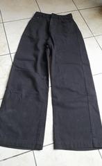 zwarte brede jeans mt eur 34 of XS, Kinderen en Baby's, Ophalen of Verzenden, Gebruikt, Meisje, Broek