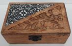 Boîte en bois fabriquée en Inde, Antiquités & Art, Enlèvement ou Envoi