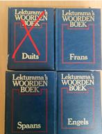 Lecturama woordenboeken : spaans , Engels ,Frans, Boeken, Ophalen of Verzenden, Zo goed als nieuw, Duits