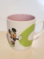 Disney mok tas mug kop met letter C, Comme neuf, Mickey Mouse, Service, Enlèvement ou Envoi