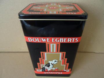 Boîte à café Douwe Egberts anno 1753 Boîte café 1980 Nouveau, Enlèvement ou Envoi, Neuf, Café, Douwe Egberts