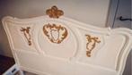 Gerestaureerd vintage prinsessenbed, Barok stijl, 160x200 cm, Ophalen, Lattenbodem, 180 cm of meer, 100 cm of meer
