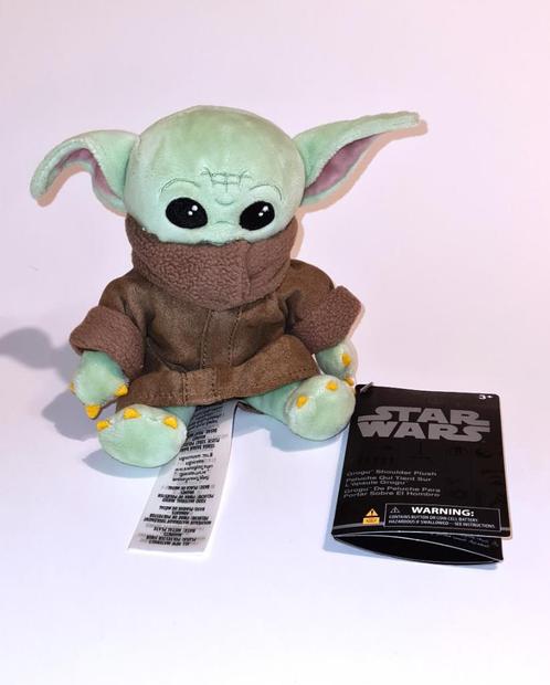 Peluche Grogu Mandalorian Baby Yoda Shoulder Magnet Disney, Collections, Star Wars, Neuf, Envoi