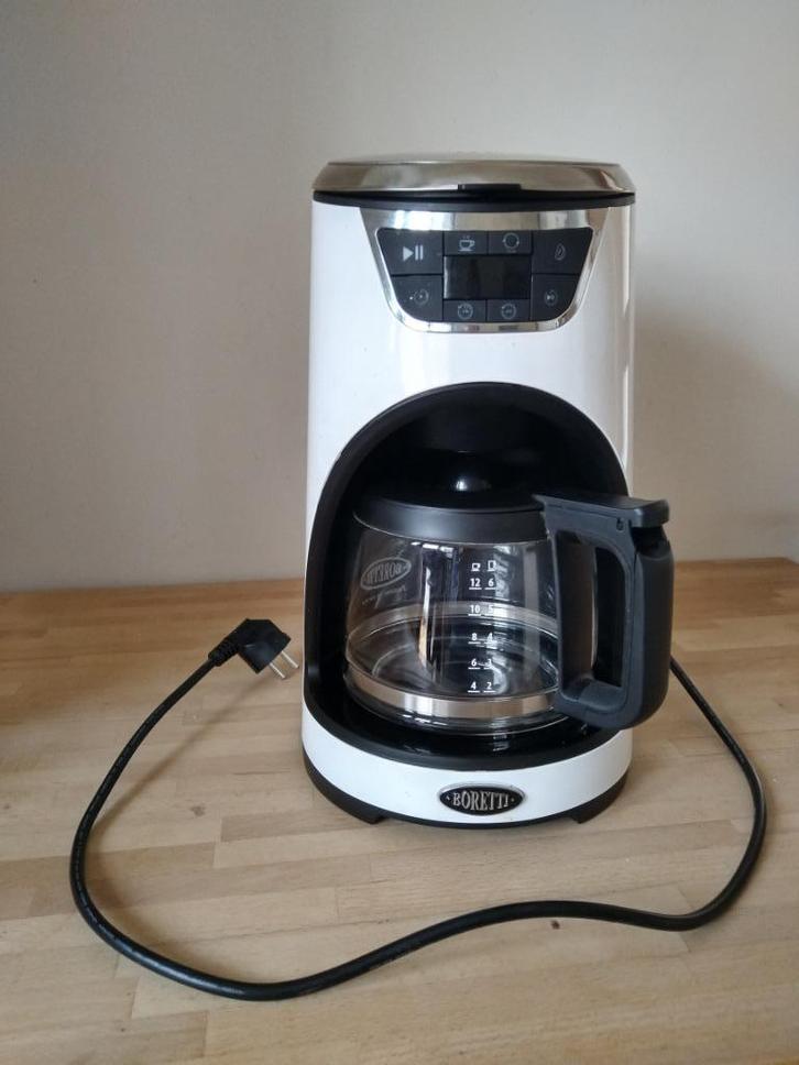 Boretti elektrisch  koffiezetapparaat, Elektronische apparatuur, Koffiezetapparaten, Zo goed als nieuw, Gemalen koffie, Koffiemachine