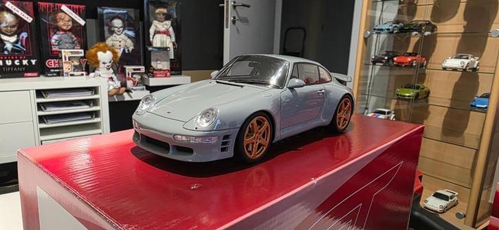 Porsche 911 type 993 RUF Turbo R Coupé 1/18 GT Spirit, Hobby & Loisirs créatifs, Voitures miniatures | 1:18, Comme neuf, Voiture