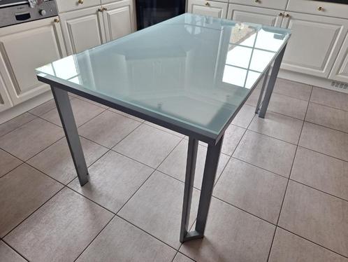 Mooie design eettafel keukentafel 150 x 90cm --KOOPJE--, Huis en Inrichting, Tafels | Eettafels, Glas, Ophalen