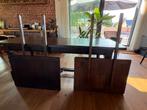 Eiken eettafel, Huis en Inrichting, Tafels | Eettafels, Ophalen, Gebruikt, Eikenhout, 200 cm of meer