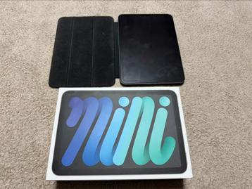 iPad mini 256 GB(6th Generation) wi-Fi+orgineel appel hoesje, Computers en Software, Apple iPads, Zo goed als nieuw, Grijs, 256 GB