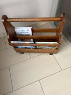 Krantenbak massief eiken, Huis en Inrichting, Woonaccessoires | Krantenbakken en Lectuurbakken, Ophalen, Zo goed als nieuw