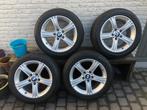 set originele bmw 17 inch velgen+winterbanden, Auto-onderdelen, Banden en Velgen, Ophalen, Velg(en), 17 inch, Winterbanden