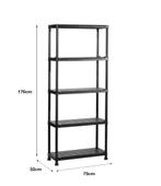 Two PVC Shelving Units 75x32x176 cm 150 kg for Storage, Enlèvement, Utilisé