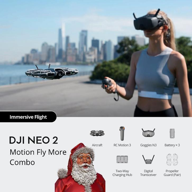 DJI NEO 2 MOTION FLY MORE COMBO + GRATIS EXTRA'S, Audio, Tv en Foto, Drones, Nieuw, Drone met camera, Ophalen of Verzenden