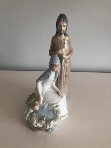 Lladro beeld kerstgroep, Enlèvement, Comme neuf, Image, Christianisme | Catholique
