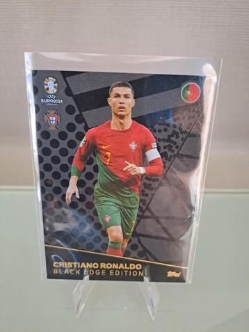 Christiano Ronaldo Black Edge edition BE7 euro 2024 kaarten.