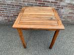 Teak tuintafels - 3 stuks, Ophalen, Gebruikt
