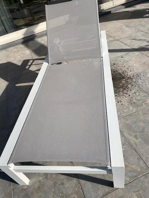 Top zomer ligbed met wieltjes, Tuin en Terras, Ligbedden, Zo goed als nieuw, Verstelbaar, Verrijdbaar, Ophalen