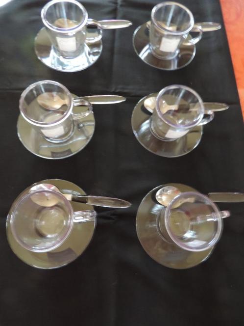 Koffieset, nieuwstaat, dubbelwandig, geïsoleerd effect, 18 f, Huis en Inrichting, Keuken | Servies, Nieuw, Kop(pen) en/of Schotel(s)