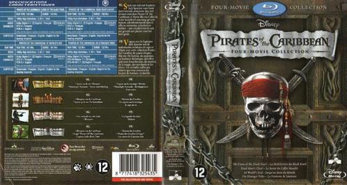 dos quadrilogy pirates of carribbean (4 blu-ray) nieuw, Cd's en Dvd's, Blu-ray, Zo goed als nieuw, Boxset, Ophalen of Verzenden
