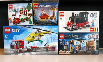 lego 30670, 40262, 40370, 60343, 75966 = 96 euro nieuw beschikbaar voor biedingen