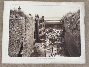 Oude Foto 1917 "HET SAS VAN BOESINGHE" gebombardeerd 