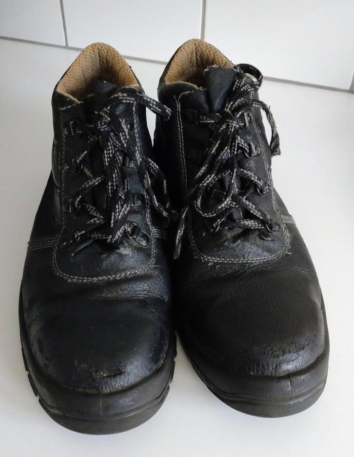 Veiligheidsschoenen maat 43, Kleding | Heren, Schoenen, Gedragen, Werkschoenen, Zwart, Ophalen