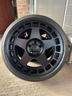 18’ zwart satijn 5x112 ET 45, Pneus et Jantes, Véhicule de tourisme, Pneus été, 18 pouces