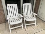 2 tuinstoelen opklapbaar, Ophalen, Gebruikt, Kunststof, Inklapbaar