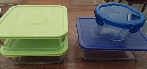 Lot de 4 plats Pyrex avec couvercles, Huis en Inrichting, Keuken | Keukenbenodigdheden, Zo goed als nieuw, Ophalen