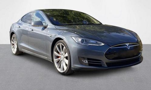 Tesla Model S P85 - Refur.HV Accu 89,2 % SOH - SC01 Free SUC, Auto's, Tesla, Particulier, Model S, Lederen bekleding, Elektrisch