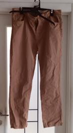 Pantalon homme beige moutarde 48, Ophalen of Verzenden, Gedragen, Maat 56/58 (XL), Beige