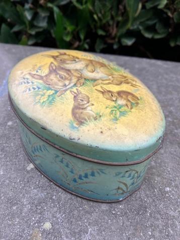 BLIKKEN DOOS COTE D'OR PASEN. PAASEI. 15 CM OP 10 CM. beschikbaar voor biedingen