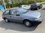 Hyundai pony 1.3i oldtimer, Auto's, Zwart, Blauw, Pony, Bedrijf