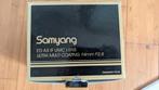 Objectif Samyang 14mm f2.8 monture Canon, Gebruikt