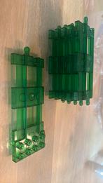 6 rechte sporen transparant groen, Ophalen, Zo goed als nieuw