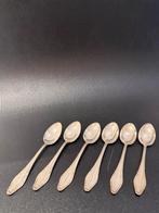 Set van 6 kleine vintage zilveren lepels — Bruckmann, Antiek en Kunst, Ophalen of Verzenden