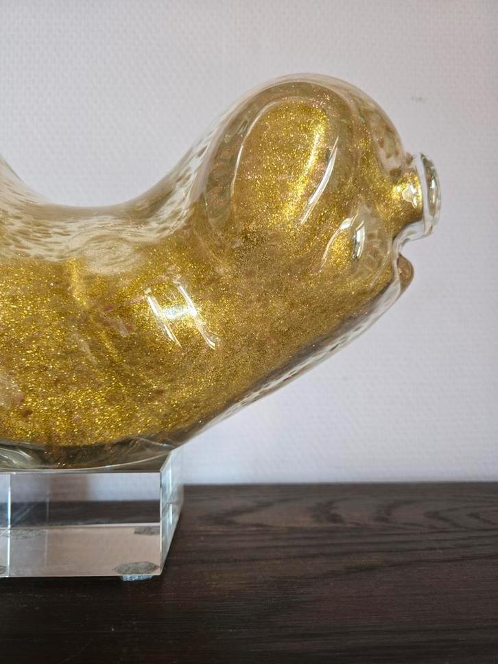 Groot glaspasta kristallen design beeld, Antiek en Kunst, Kunst | Designobjecten, Ophalen