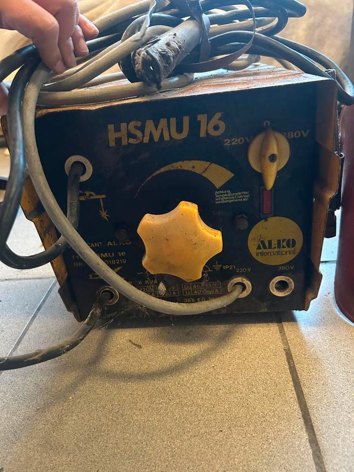 Poste à souder AL-KO HSMU 16 + 2 masques, Doe-het-zelf en Bouw, Gereedschap | Lasapparaten, Ophalen