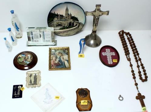 Paternoster wijwatervat Lourdes Heilige Maria Kruis, Verzamelen, Religie, Gebruikt, Christendom | Katholiek, Beeld(je), Ophalen of Verzenden