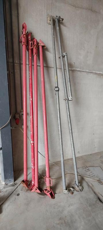 Duw en trekschoren 4 stuks. Steigerschoor 2 stuksqk beschikbaar voor biedingen