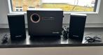 Ensemble de haut-parleurs Microlab M-105 2.1 - Bon état, TV, Hi-fi & Vidéo, Enceintes, Enlèvement ou Envoi, Comme neuf