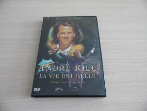 HET LEVEN IS MOOI ANDRÈ RIEU 2 DVD, Cd's en Dvd's, Dvd's | Muziek en Concerten, Zo goed als nieuw, Muziek en Concerten, Alle leeftijden