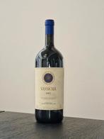 1997 Sassicaia Magnum 1,5l, Verzamelen, Nieuw, Rode wijn, Italië, Ophalen of Verzenden