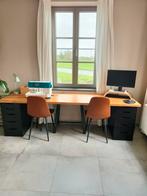 Bureau IKEA 2 personnes. Plan de travail Karlby + 2 commodes, Enlèvement, Comme neuf, Bureau