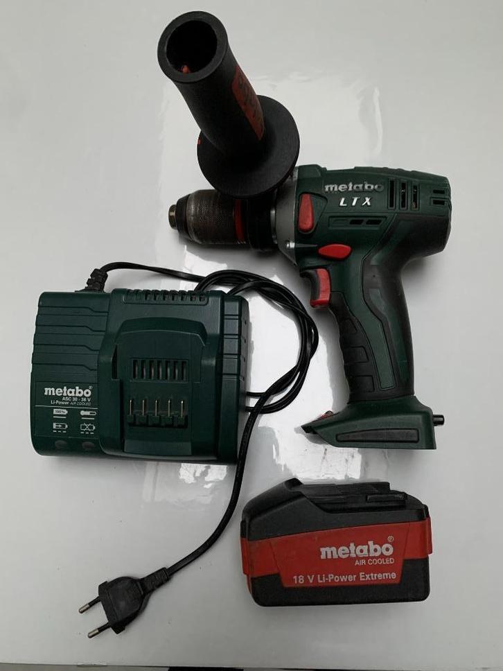 Metabo LTX - 18V, Doe-het-zelf en Bouw, Gereedschap | Boormachines, Gebruikt, Boor- en Schroefmachine, Variabele snelheid, Ophalen