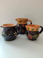 3 kruiken Frankrijk aardewerk Savoie terracotta kannen, Antiek en Kunst, Ophalen of Verzenden