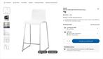Glenn barkruk ikea (2stuks), Huis en Inrichting, 2 krukken, Ophalen, Zo goed als nieuw