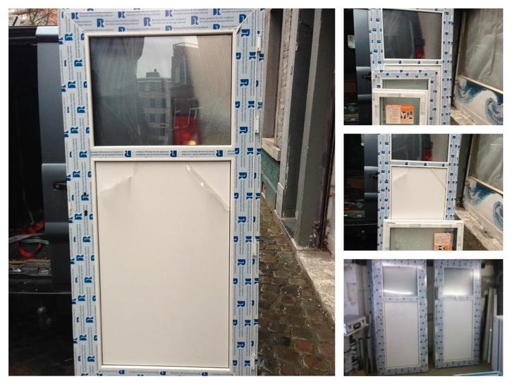 Voorraadafvoer van PVC-deuren grote voorraad beschikbaar, Doe-het-zelf en Bouw, Glas en Ramen, Nieuw, Dubbelglas, Ophalen