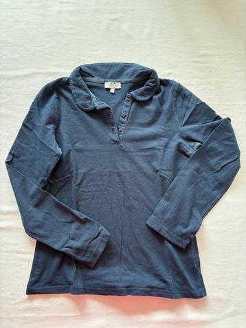Donkerblauwe polo, Cyrillus, maat 14jaar - 164cm beschikbaar voor biedingen