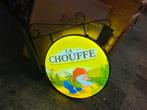 Nieuwe dubbelzijdig La Chouffe lichtbak., Verzamelen, Ophalen, Nieuw, Lichtbak of (neon) lamp