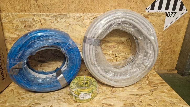 Diverse kabels: 5Gx1,5, coax, aarding, VOB, SVV, Doe-het-zelf en Bouw, Elektriciteit en Kabels, Zo goed als nieuw, Kabel of Snoer
